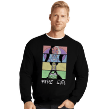 Load image into Gallery viewer, Shirts Crewneck Sweater, Unisex / Small / Black Pure Evil
