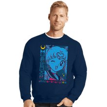 Load image into Gallery viewer, Shirts Crewneck Sweater, Unisex / Small / Navy Retro Pretty Soldier