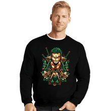 Load image into Gallery viewer, Shirts Crewneck Sweater, Unisex / Small / Black Rise Of The Pirate Hunter
