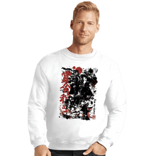 Load image into Gallery viewer, Daily_Deal_Shirts Crewneck Sweater, Unisex / Small / White Ronin Boba