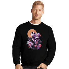 Load image into Gallery viewer, Daily_Deal_Shirts Crewneck Sweater, Unisex / Small / Black Moonlit Nightmare