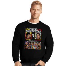 Load image into Gallery viewer, Shirts Crewneck Sweater, Unisex / Small / Black Super Sandler Bros