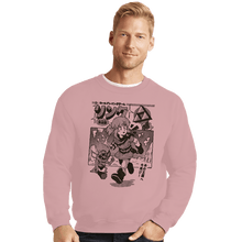 Load image into Gallery viewer, Daily_Deal_Shirts Crewneck Sweater, Unisex / Small / Pink The Hero's Journey