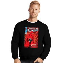 Load image into Gallery viewer, Shirts Crewneck Sweater, Unisex / Small / Black Daredevil No More!