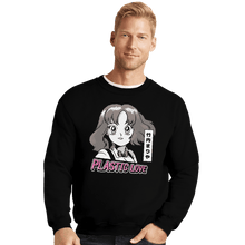 Load image into Gallery viewer, Shirts Crewneck Sweater, Unisex / Small / Black Plastic Love Retro