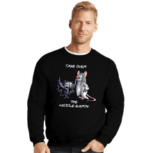 Load image into Gallery viewer, Daily_Deal_Shirts Crewneck Sweater, Unisex / Small / Black Take Over Middle Earth