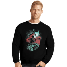 Load image into Gallery viewer, Shirts Crewneck Sweater, Unisex / Small / Black The Song Of The Mermaid