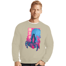 Load image into Gallery viewer, Shirts Crewneck Sweater, Unisex / Small / Sand Demon Beauty
