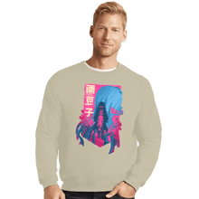 Load image into Gallery viewer, Shirts Crewneck Sweater, Unisex / Small / Sand Demon Beauty