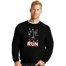 Load image into Gallery viewer, Secret_Shirts Crewneck Sweater, Unisex / Small / Black RUN!
