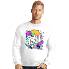 Load image into Gallery viewer, Shirts Crewneck Sweater, Unisex / Small / White Fingerboard