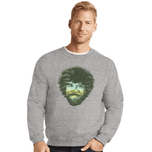 Load image into Gallery viewer, Shirts Crewneck Sweater, Unisex / Small / Sports Grey Bob Ross
