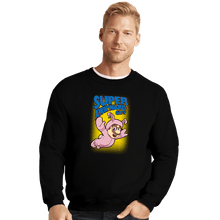 Load image into Gallery viewer, Shirts Crewneck Sweater, Unisex / Small / Black Super Akward Gift