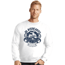 Load image into Gallery viewer, Daily_Deal_Shirts Crewneck Sweater, Unisex / Small / White Blackbeard's Bar And Grill