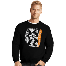 Load image into Gallery viewer, Daily_Deal_Shirts Crewneck Sweater, Unisex / Small / Black Mega Meteora