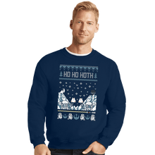 Load image into Gallery viewer, Shirts Crewneck Sweater, Unisex / Small / Navy Ho Ho Hoth