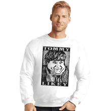 Load image into Gallery viewer, Shirts Crewneck Sweater, Unisex / Small / White Tommy Likey