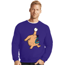 Load image into Gallery viewer, Shirts Crewneck Sweater, Unisex / Small / Violet Air Krumm