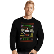 Load image into Gallery viewer, Shirts Crewneck Sweater, Unisex / Small / Black Rated R Christmas