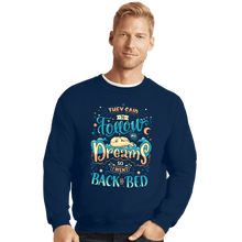 Load image into Gallery viewer, Daily_Deal_Shirts Crewneck Sweater, Unisex / Small / Navy Back To Dreaming