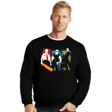 Load image into Gallery viewer, Secret_Shirts Crewneck Sweater, Unisex / Small / Black Blood And Ice Cream