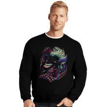 Load image into Gallery viewer, Daily_Deal_Shirts Crewneck Sweater, Unisex / Small / Black The Witch Of The Sea
