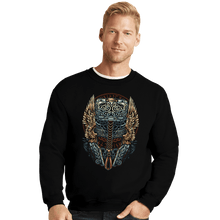 Load image into Gallery viewer, Shirts Crewneck Sweater, Unisex / Small / Black Pray For Thunder