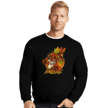 Load image into Gallery viewer, Shirts Crewneck Sweater, Unisex / Small / Black Nsane Bandicoot