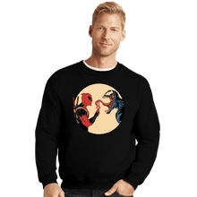 Load image into Gallery viewer, Last_Chance_Shirts Crewneck Sweater, Unisex / Small / Black Venom Ice Cream