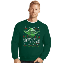 Load image into Gallery viewer, Secret_Shirts Crewneck Sweater, Unisex / Small / Forest Season Jolly