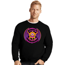 Load image into Gallery viewer, Shirts Crewneck Sweater, Unisex / Small / Black Evil Eye