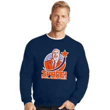 Load image into Gallery viewer, Daily_Deal_Shirts Crewneck Sweater, Unisex / Small / Navy Space!