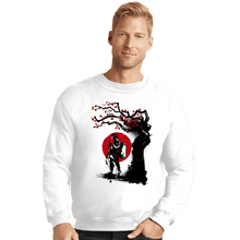 Load image into Gallery viewer, Shirts Crewneck Sweater, Unisex / Small / White Fighter Under The Sun
