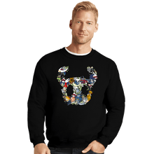 Load image into Gallery viewer, Secret_Shirts Crewneck Sweater, Unisex / Small / Black The Hollow Crew