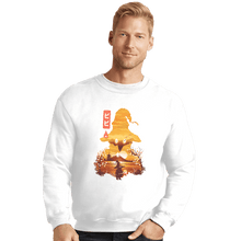 Load image into Gallery viewer, Shirts Crewneck Sweater, Unisex / Small / White Ukiyo Vivi