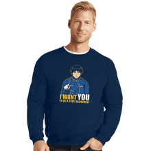 Load image into Gallery viewer, Shirts Crewneck Sweater, Unisex / Small / Navy Uncle Roy