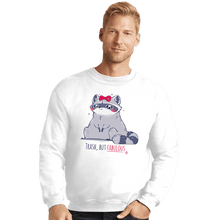 Load image into Gallery viewer, Shirts Crewneck Sweater, Unisex / Small / White Trash But Fabulous