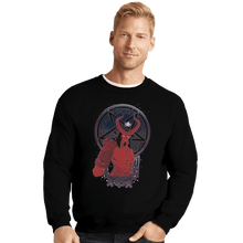 Load image into Gallery viewer, Shirts Crewneck Sweater, Unisex / Small / Black Infernal boy