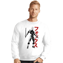 Load image into Gallery viewer, Shirts Crewneck Sweater, Unisex / Small / White The Gray Fox