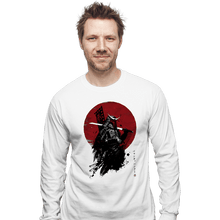 Load image into Gallery viewer, Shirts Long Sleeve Shirts, Unisex / Small / White Mandalorian Samurai