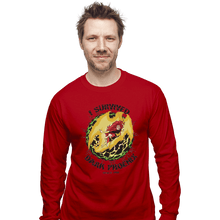Load image into Gallery viewer, Shirts Long Sleeve Shirts, Unisex / Small / Red I Survived Dark Phoenix