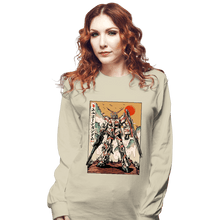 Load image into Gallery viewer, Daily_Deal_Shirts Long Sleeve Shirts, Unisex / Small / Natural The Unicorn Gundam
