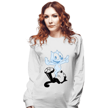 Load image into Gallery viewer, Secret_Shirts Long Sleeve Shirts, Unisex / Small / White RIP The Cat