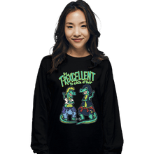 Load image into Gallery viewer, Daily_Deal_Shirts Long Sleeve Shirts, Unisex / Small / Black T-Rexcellent