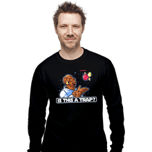 Load image into Gallery viewer, Secret_Shirts Long Sleeve Shirts, Unisex / Small / Black Is This A Trap?