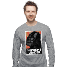 Load image into Gallery viewer, Shirts Long Sleeve Shirts, Unisex / Small / Sports Grey Supreme Leader