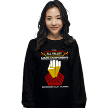 Load image into Gallery viewer, Daily_Deal_Shirts Long Sleeve Shirts, Unisex / Small / Black All Valley Karate