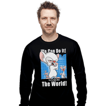 Load image into Gallery viewer, Shirts Long Sleeve Shirts, Unisex / Small / Black Conquer The World
