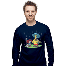 Load image into Gallery viewer, Shirts Long Sleeve Shirts, Unisex / Small / Navy My Friend Hef