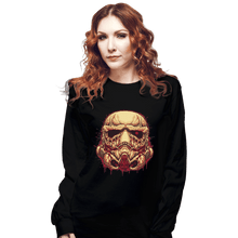 Load image into Gallery viewer, Shirts Long Sleeve Shirts, Unisex / Small / Black Skull Trooper
